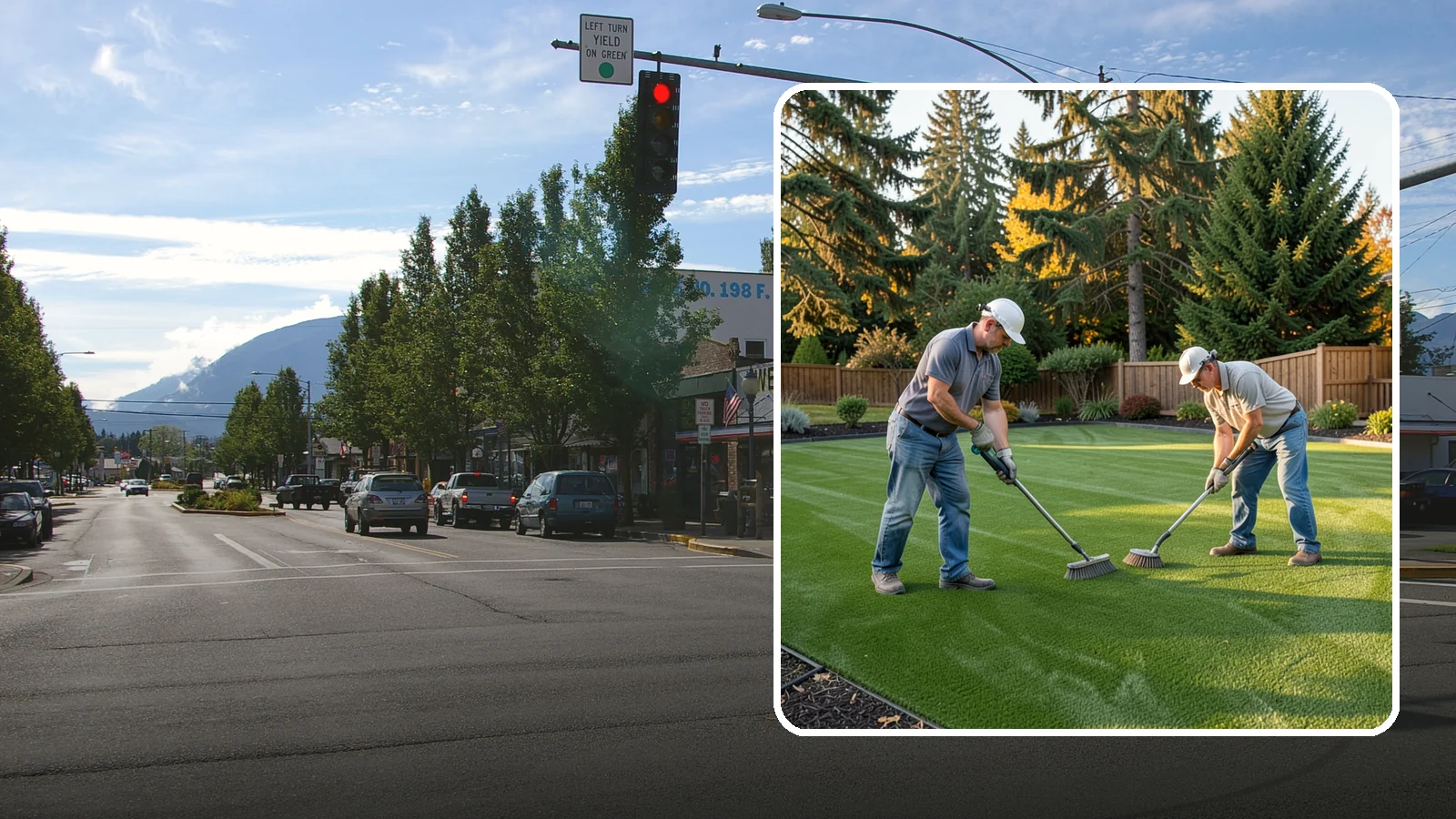 Artificial Turf Cleaning & Maintenance in North Bend, King County, WA - Professional turf grooming and cleaning that keeps synthetic lawns fresh, upright, and sanitary.