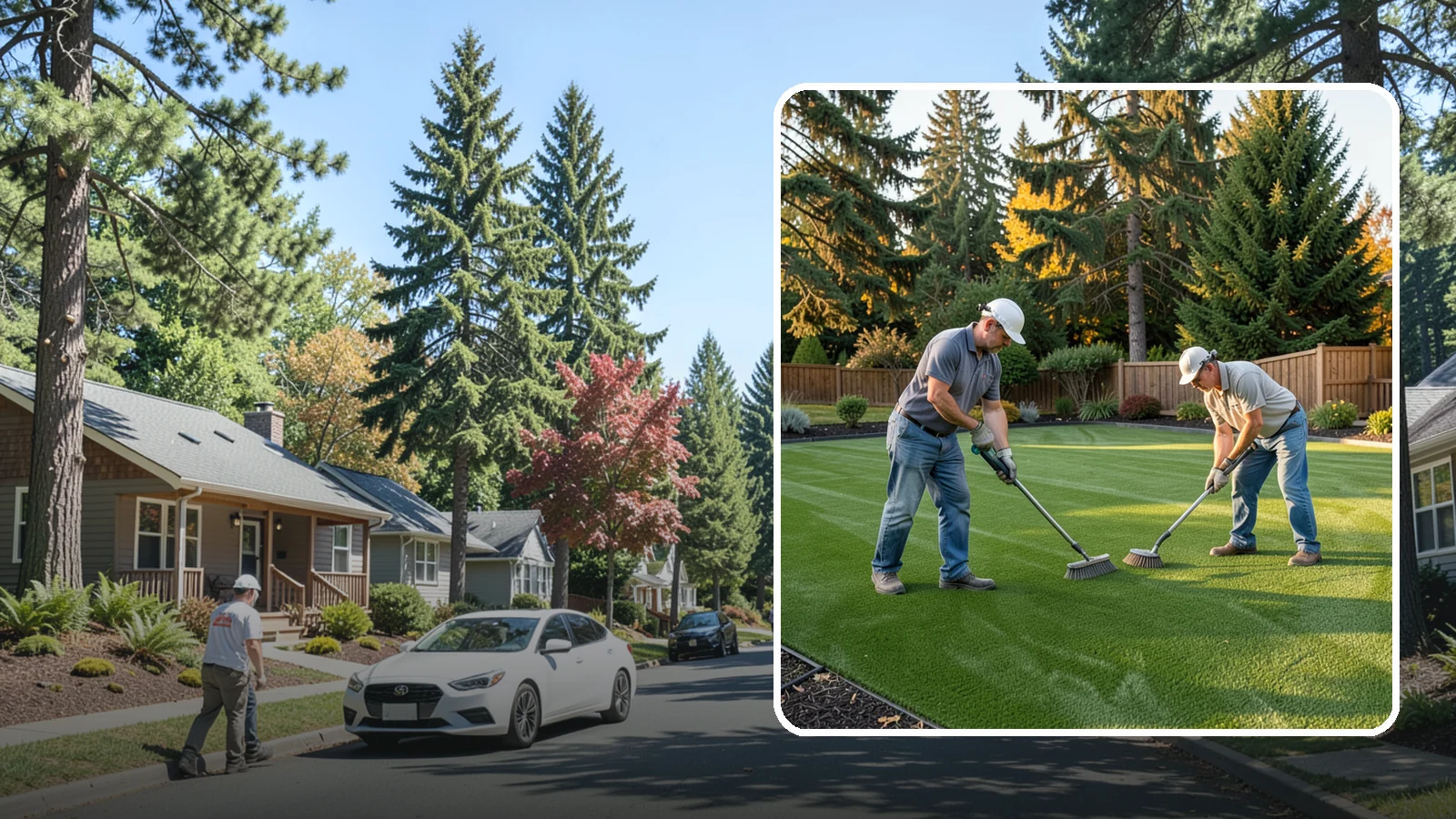Artificial Turf Cleaning & Maintenance in Orting, Pierce County, WA - Professional turf grooming and cleaning that keeps synthetic lawns fresh, upright, and sanitary.