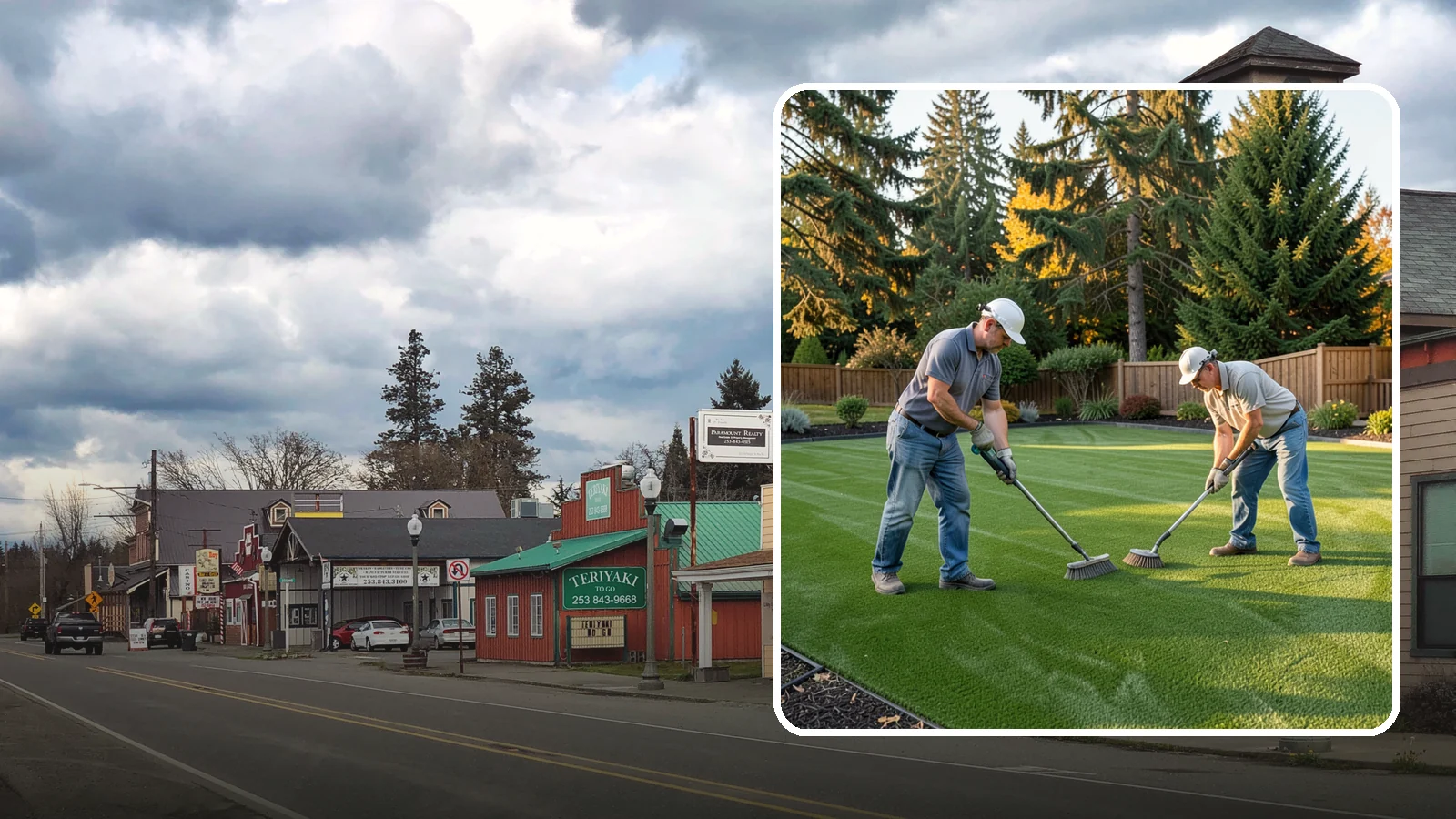 Artificial Turf Cleaning & Maintenance in Roy, Pierce County, WA - Professional turf grooming and cleaning that keeps synthetic lawns fresh, upright, and sanitary.