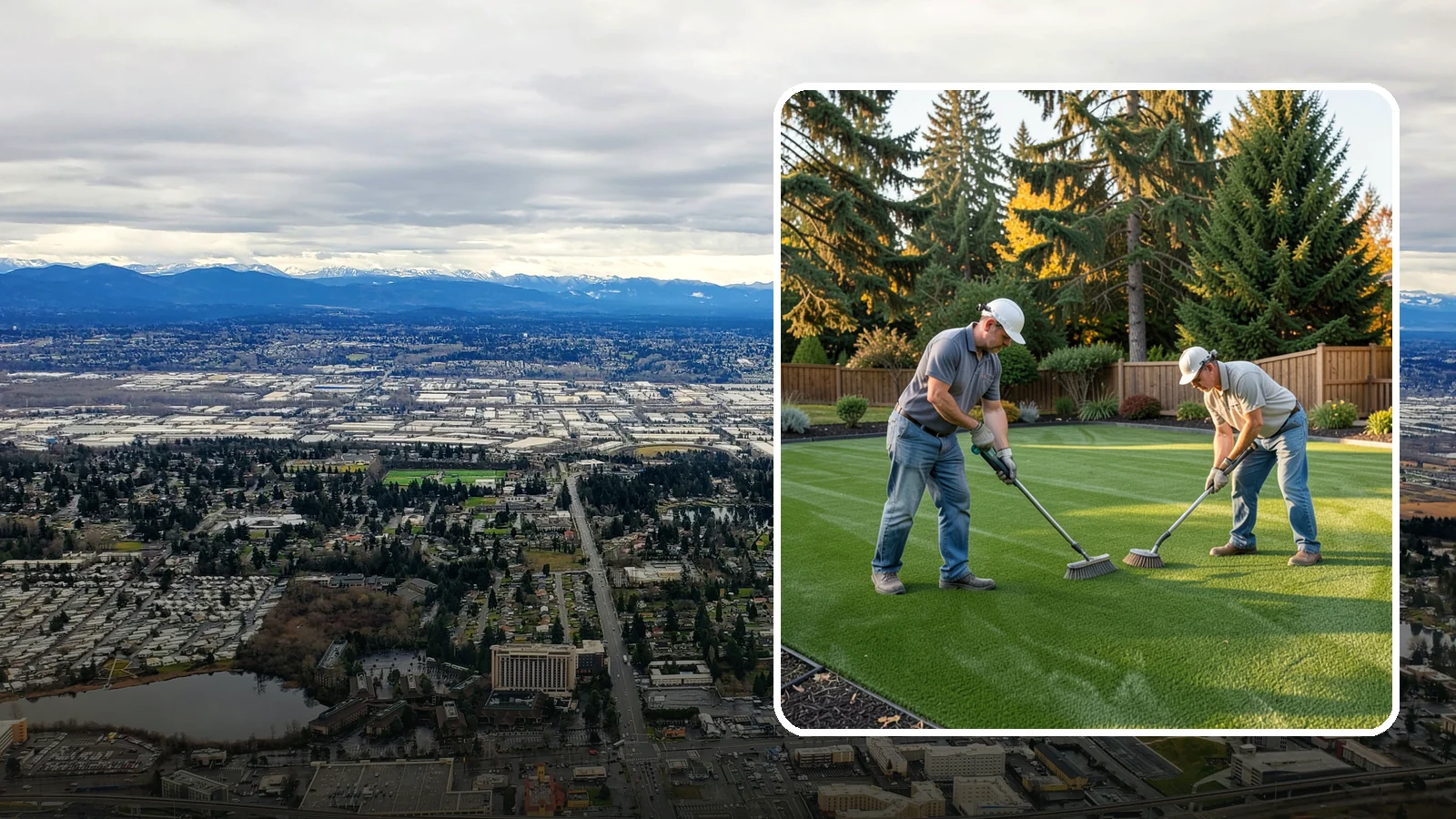 Artificial Turf Cleaning & Maintenance in SeaTac, King County, WA - Professional turf grooming and cleaning that keeps synthetic lawns fresh, upright, and sanitary.