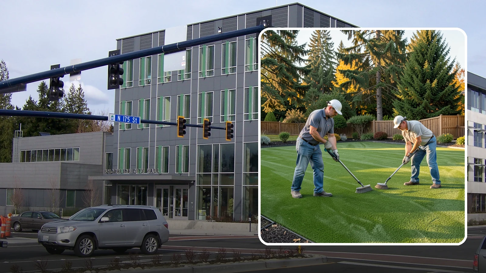 Artificial Turf Cleaning & Maintenance in Shoreline, King County, WA - Professional turf grooming and cleaning that keeps synthetic lawns fresh, upright, and sanitary.