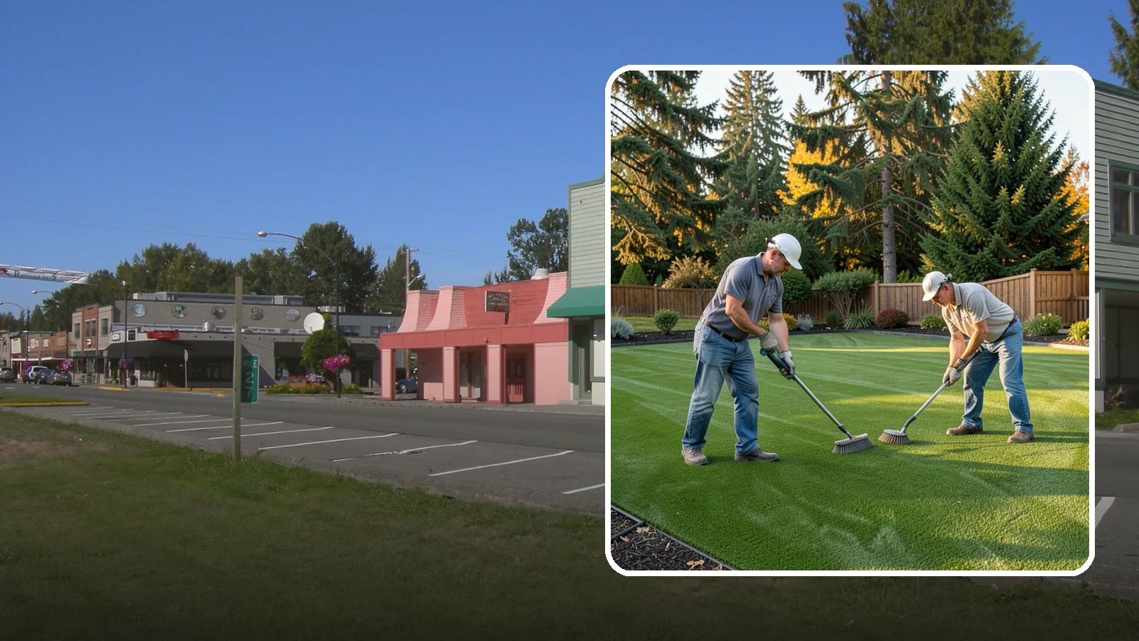 Artificial Turf Cleaning & Maintenance in Snoqualmie, King County, WA - Professional turf grooming and cleaning that keeps synthetic lawns fresh, upright, and sanitary.