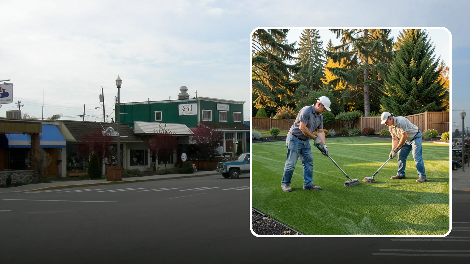 Artificial Turf Cleaning & Maintenance in Stanwood, Snohomish County, WA - Professional turf grooming and cleaning that keeps synthetic lawns fresh, upright, and sanitary.