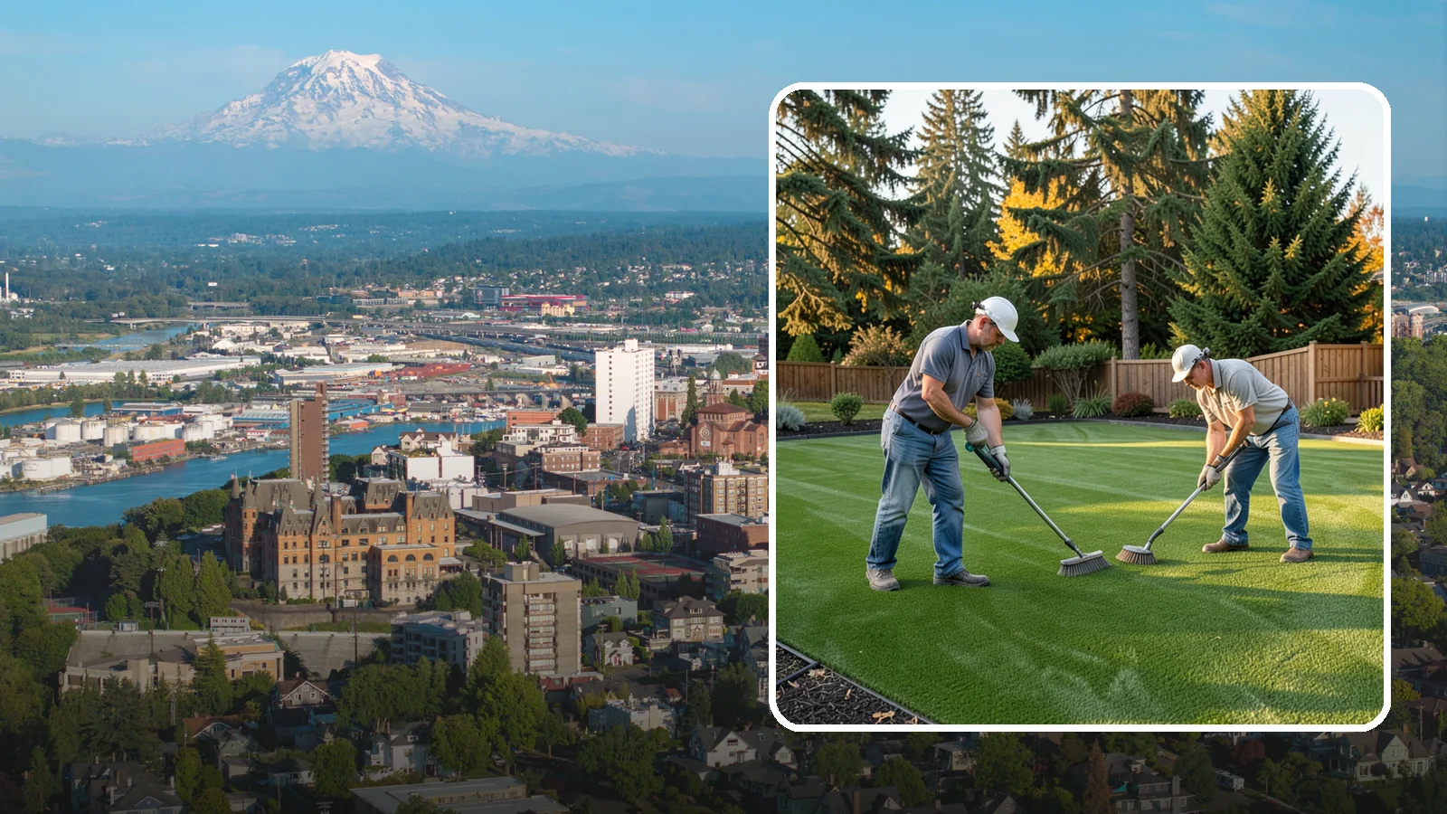 Artificial Turf Cleaning & Maintenance in Tacoma, Pierce County, WA - Professional turf grooming and cleaning that keeps synthetic lawns fresh, upright, and sanitary.