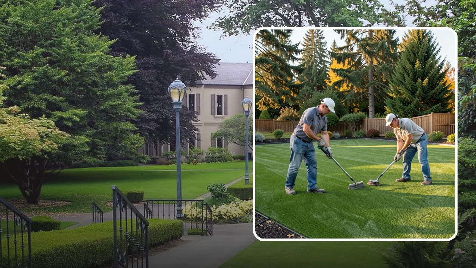Artificial Turf Cleaning & Maintenance in Woodinville, King County, WA - Professional turf grooming and cleaning that keeps synthetic lawns fresh, upright, and sanitary.