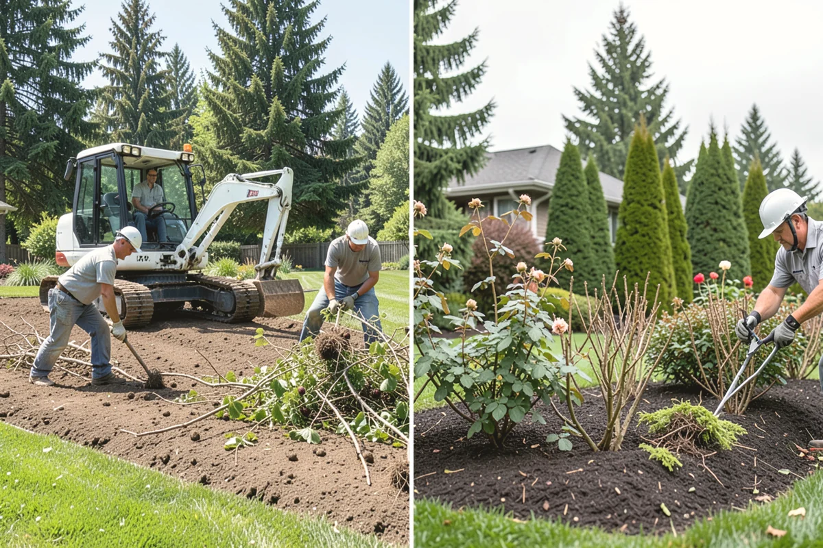 Artificial Turf Installation in Anacortes, Skagit County, WA - Remove the existing lawn and excavate