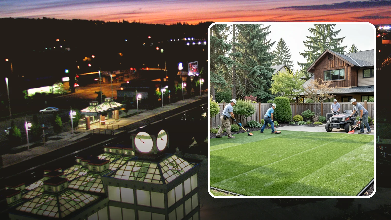 Artificial Turf Installation in Auburn, King County, WA - Premium artificial turf that gives you a lush, green lawn year-round with no mowing, watering, or mud.