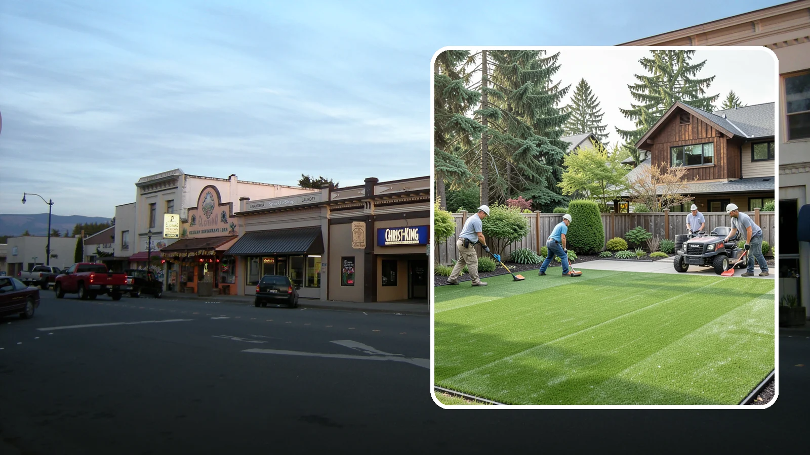 Artificial Turf Installation in Burlington, Skagit County, WA - Premium artificial turf that gives you a lush, green lawn year-round with no mowing, watering, or mud.