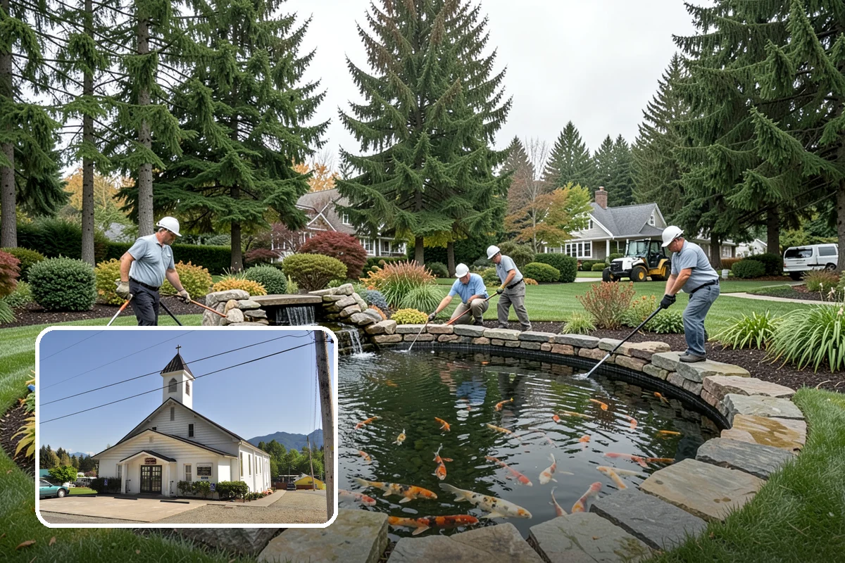 Artificial Turf Installation in Concrete, Skagit County, WA - Green year-round with zero mowing