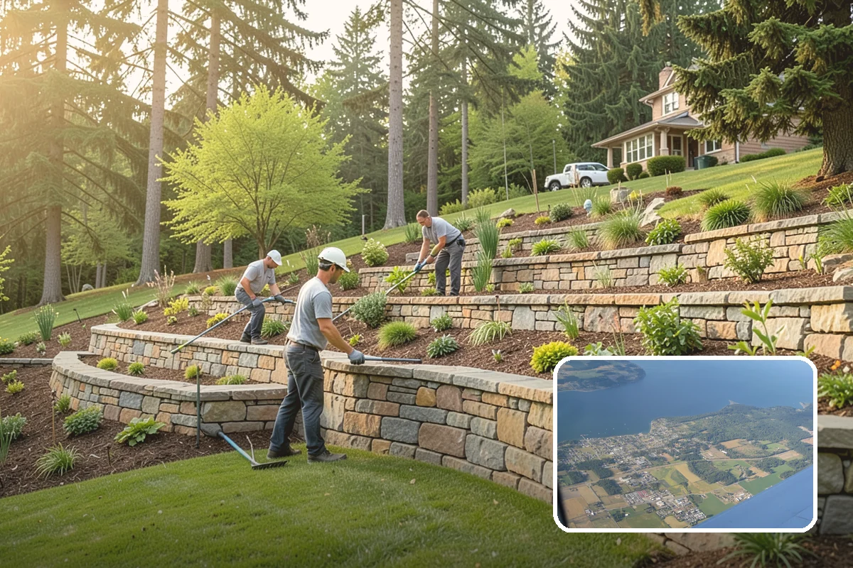 Artificial Turf Installation in Coupeville, Island County, WA - Green year-round with zero mowing