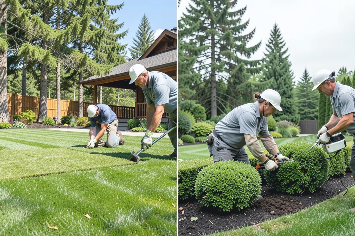 Artificial Turf Installation in Darrington, Snohomish County, WA - Remove the existing lawn and excavate