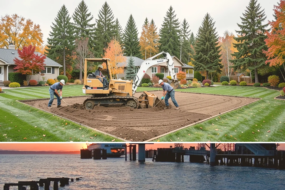 Artificial Turf Installation in Edmonds, Snohomish County, WA - Can be installed year-round.
