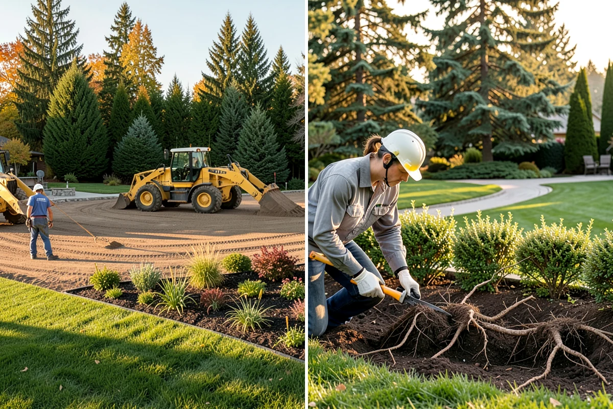 Artificial Turf Installation in Fircrest, Pierce County, WA - Remove the existing lawn and excavate