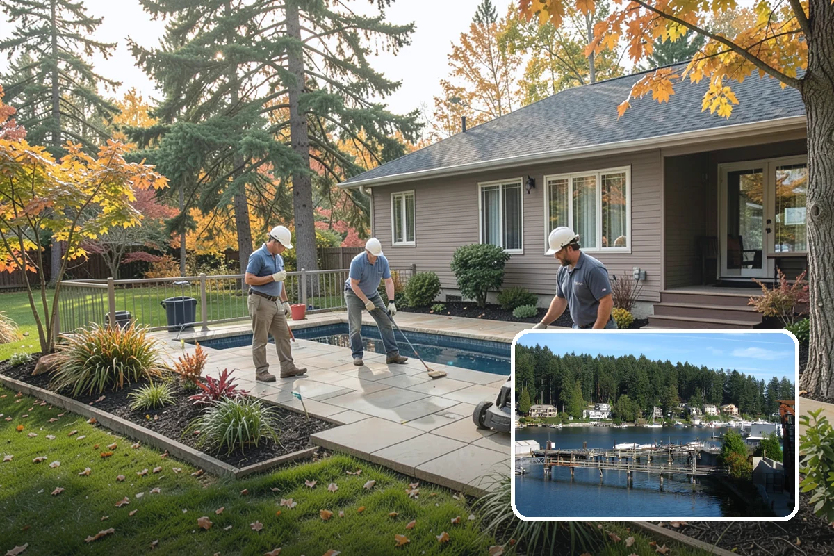Artificial Turf Installation in Gig Harbor, Pierce County, WA - Green year-round with zero mowing