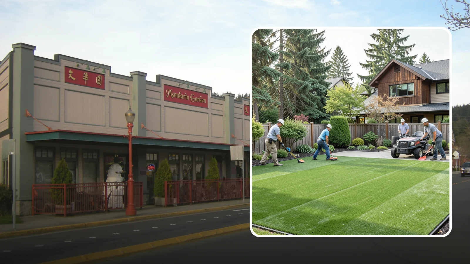 Artificial Turf Installation in Issaquah, King County, WA - Premium artificial turf that gives you a lush, green lawn year-round with no mowing, watering, or mud.