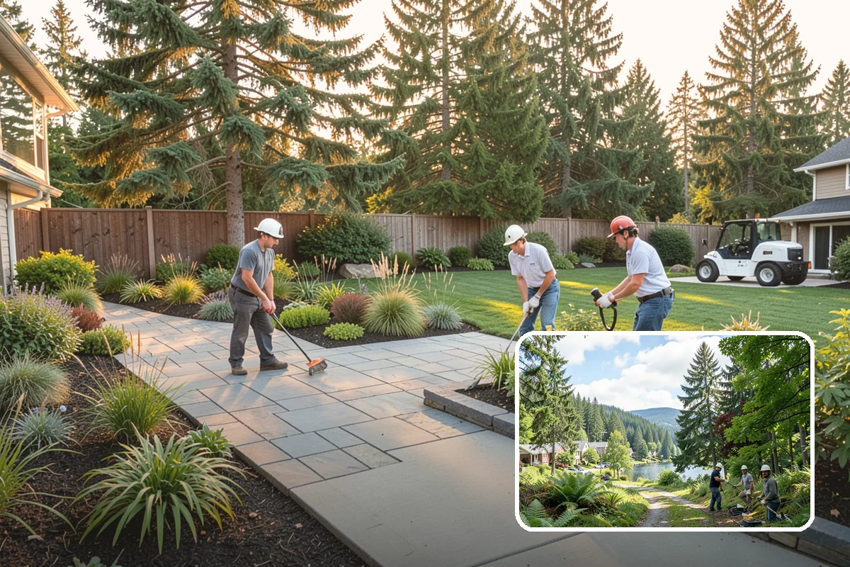Artificial Turf Installation in Lake Forest Park, King County, WA - Green year-round with zero mowing