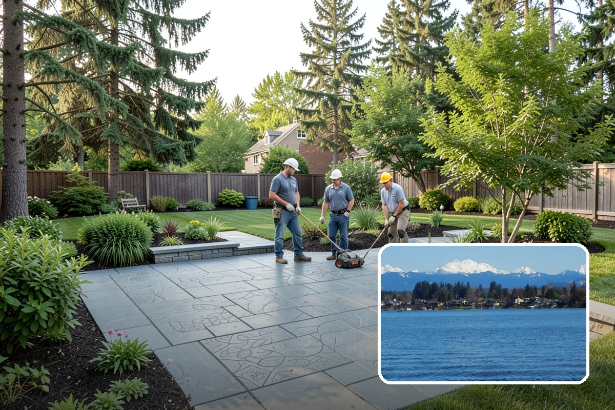 Artificial Turf Installation in Lake Stevens, Snohomish County, WA - Green year-round with zero mowing