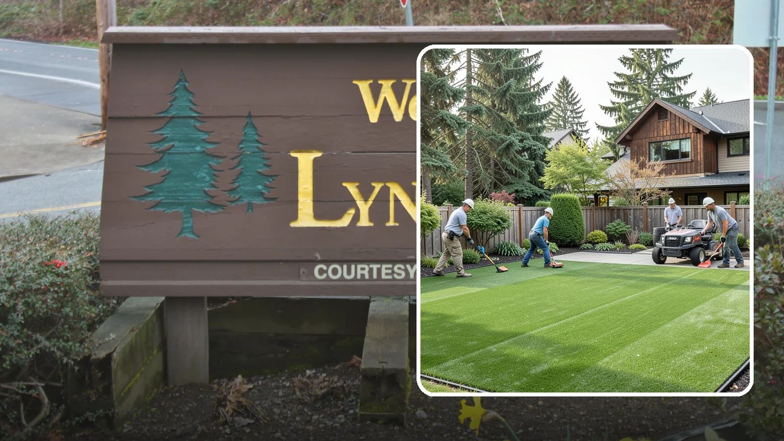 Artificial Turf Installation in Lynnwood, Snohomish County, WA - Premium artificial turf that gives you a lush, green lawn year-round with no mowing, watering, or mud.