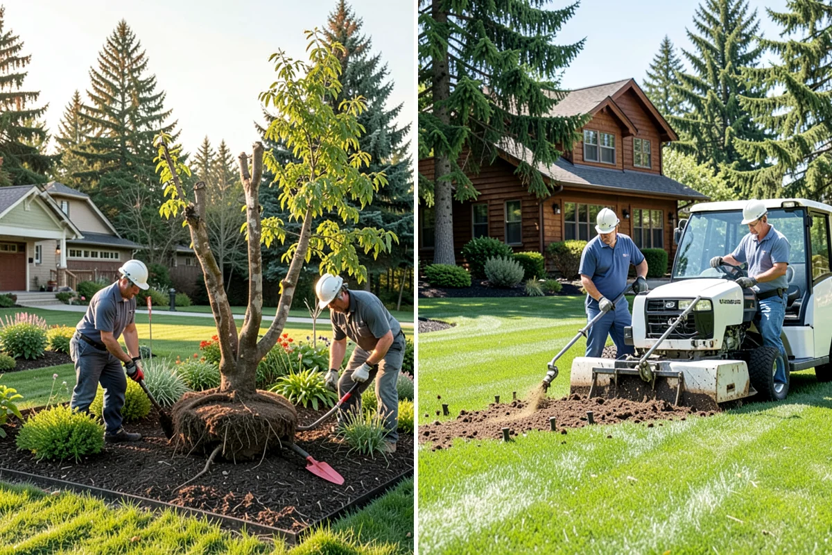 Artificial Turf Installation in Maple Valley, King County, WA - Remove the existing lawn and excavate