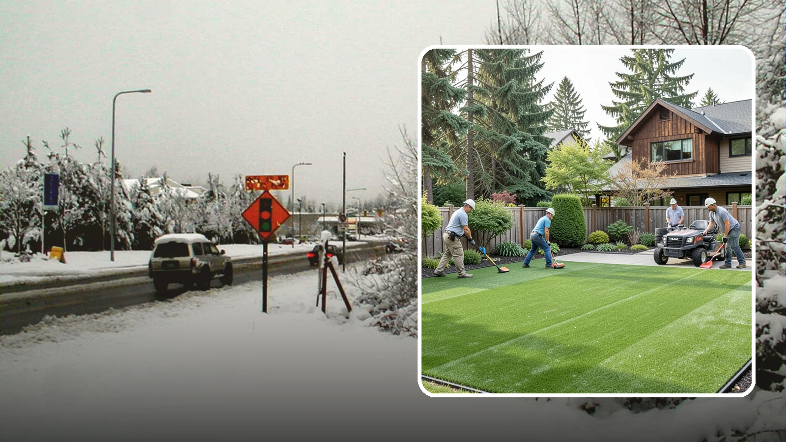 Artificial Turf Installation in Newcastle, King County, WA - Premium artificial turf that gives you a lush, green lawn year-round with no mowing, watering, or mud.