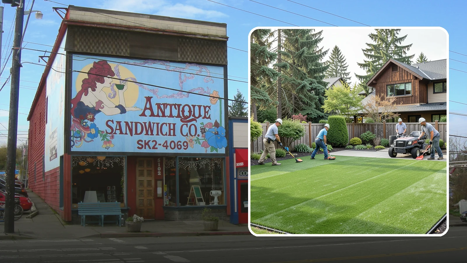 Artificial Turf Installation in Ruston, Pierce County, WA - Premium artificial turf that gives you a lush, green lawn year-round with no mowing, watering, or mud.