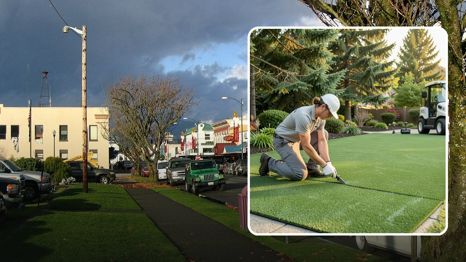 Artificial Turf Repair in Arlington, Snohomish County, WA - Repair of seams, tears, worn areas, and drainage issues to restore your artificial turf to like-new.