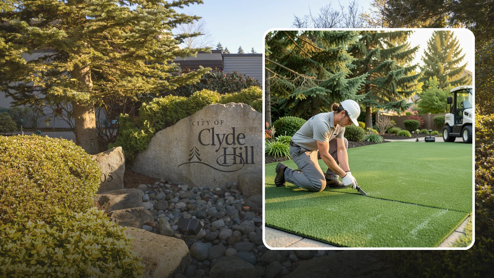 Artificial Turf Repair in Clyde Hill, King County, WA - Repair of seams, tears, worn areas, and drainage issues to restore your artificial turf to like-new.