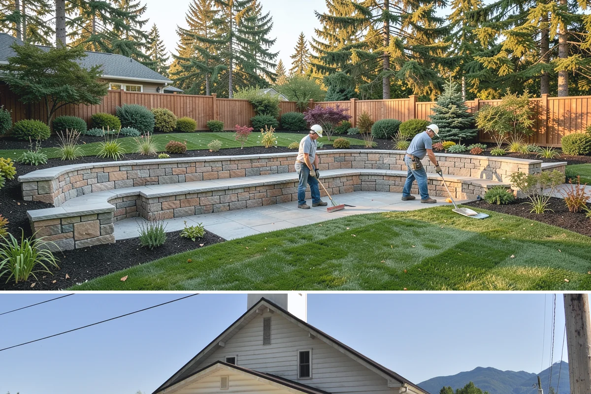 Artificial Turf Repair in Concrete, Skagit County, WA - Can be done year-round.