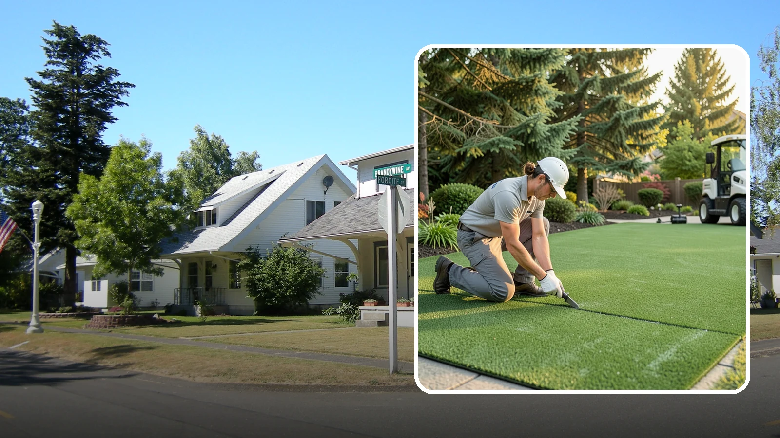 Artificial Turf Repair in DuPont, Pierce County, WA - Repair of seams, tears, worn areas, and drainage issues to restore your artificial turf to like-new.