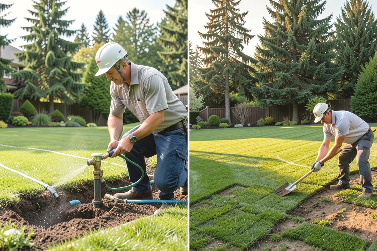 Artificial Turf Repair in Edgewood, Pierce County, WA - Inspect the damage and cause