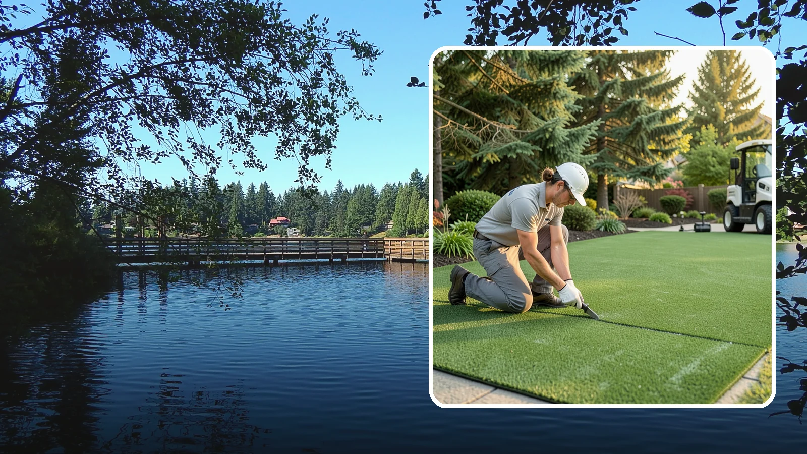 Artificial Turf Repair in Federal Way, King County, WA - Repair of seams, tears, worn areas, and drainage issues to restore your artificial turf to like-new.