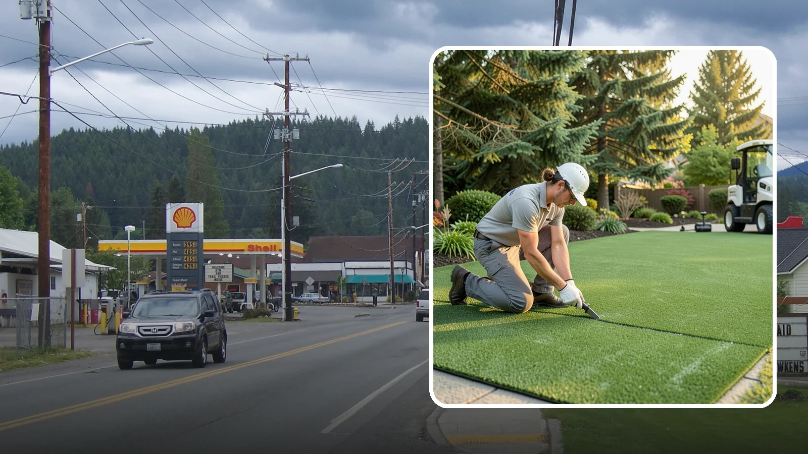 Artificial Turf Repair in Granite Falls, Snohomish County, WA - Repair of seams, tears, worn areas, and drainage issues to restore your artificial turf to like-new.