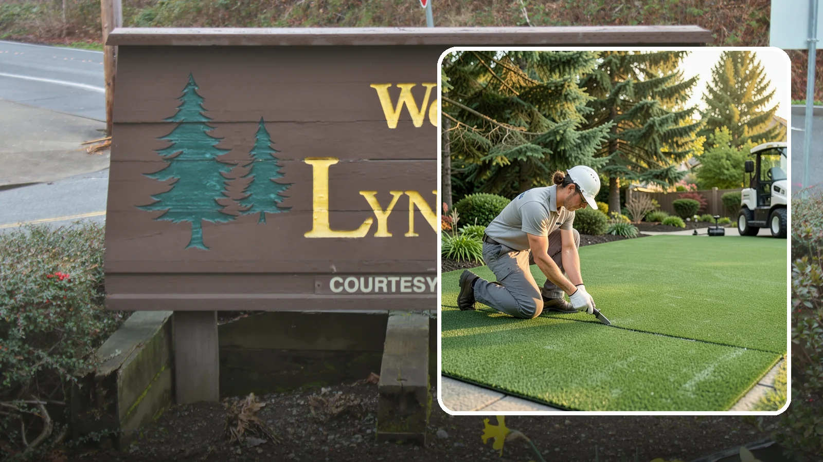 Artificial Turf Repair in Lynnwood, Snohomish County, WA - Repair of seams, tears, worn areas, and drainage issues to restore your artificial turf to like-new.