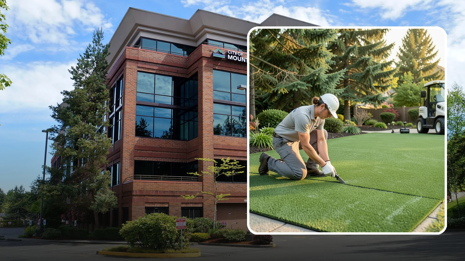 Artificial Turf Repair in Mountlake Terrace, Snohomish County, WA - Repair of seams, tears, worn areas, and drainage issues to restore your artificial turf to like-new.