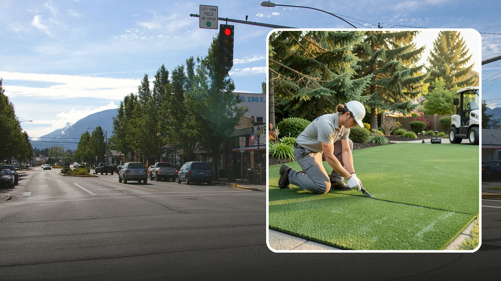 Artificial Turf Repair in North Bend, King County, WA - Repair of seams, tears, worn areas, and drainage issues to restore your artificial turf to like-new.