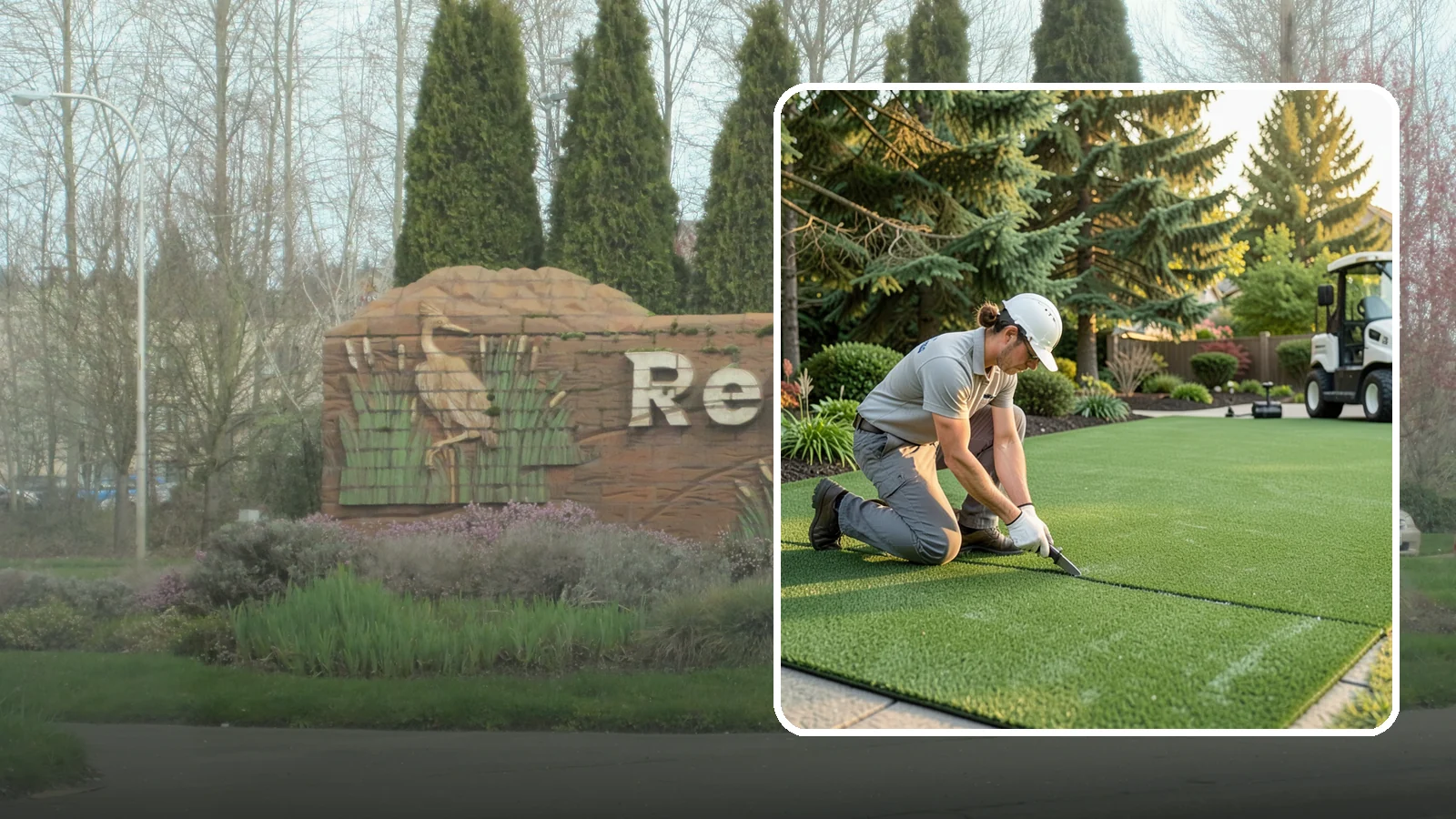 Artificial Turf Repair in Renton, King County, WA - Repair of seams, tears, worn areas, and drainage issues to restore your artificial turf to like-new.