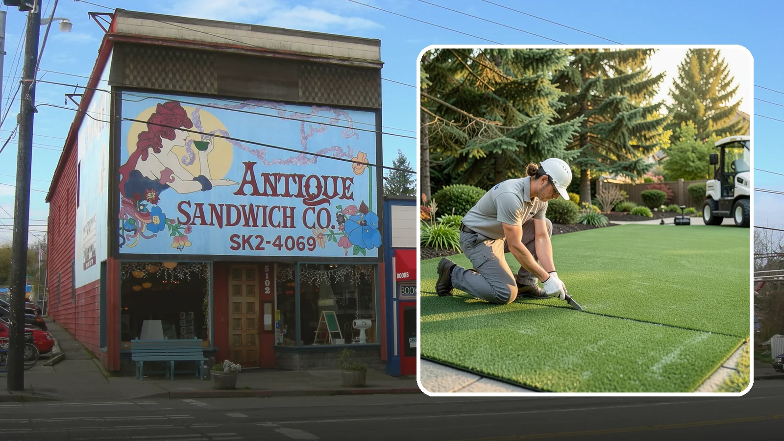 Artificial Turf Repair in Ruston, Pierce County, WA - Repair of seams, tears, worn areas, and drainage issues to restore your artificial turf to like-new.