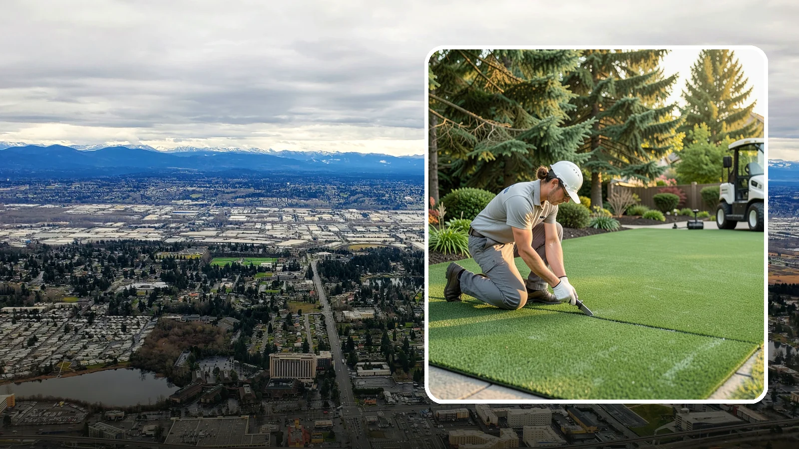 Artificial Turf Repair in SeaTac, King County, WA - Repair of seams, tears, worn areas, and drainage issues to restore your artificial turf to like-new.