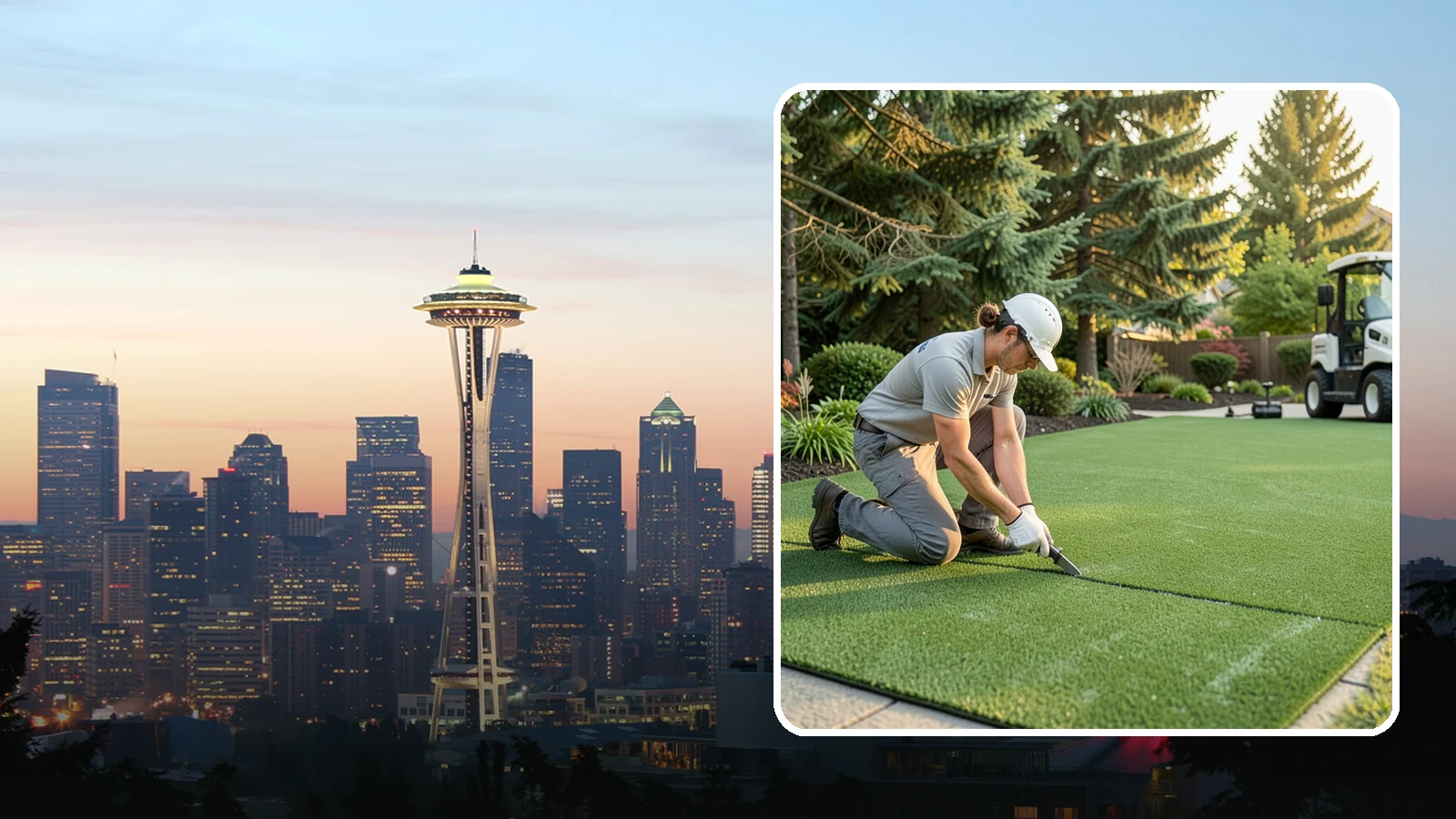 Artificial Turf Repair in Seattle, King County, WA - Repair of seams, tears, worn areas, and drainage issues to restore your artificial turf to like-new.
