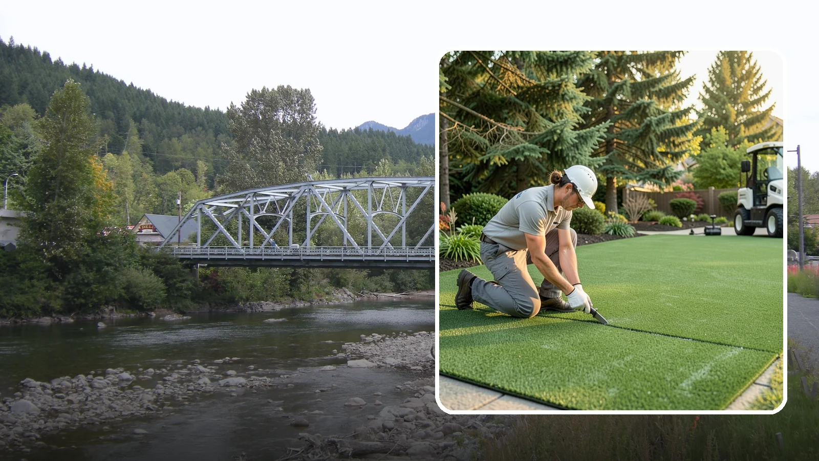 Artificial Turf Repair in Skykomish, King County, WA - Repair of seams, tears, worn areas, and drainage issues to restore your artificial turf to like-new.