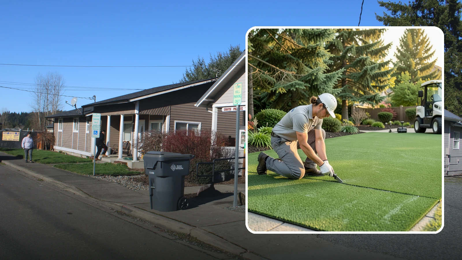 Artificial Turf Repair in South Prairie, Pierce County, WA - Repair of seams, tears, worn areas, and drainage issues to restore your artificial turf to like-new.