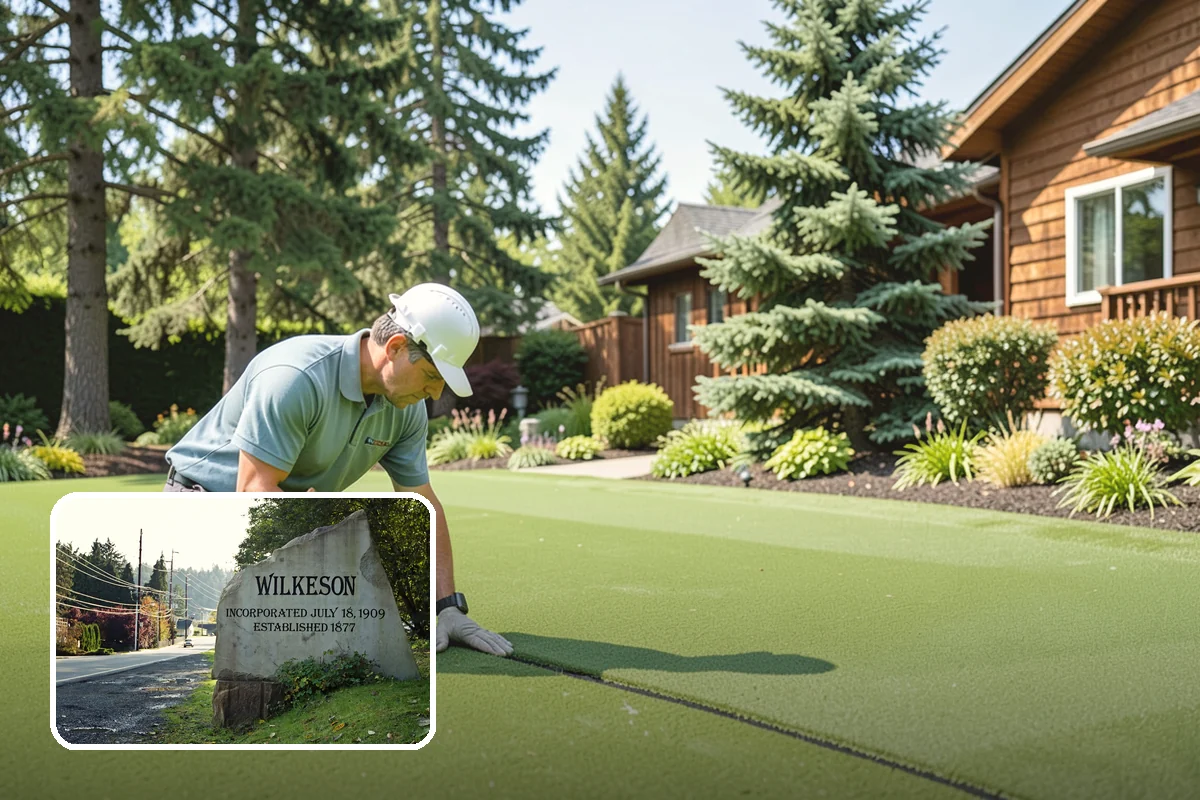 Artificial Turf Repair in Wilkeson, Pierce County, WA - Restores a smooth, like-new surface