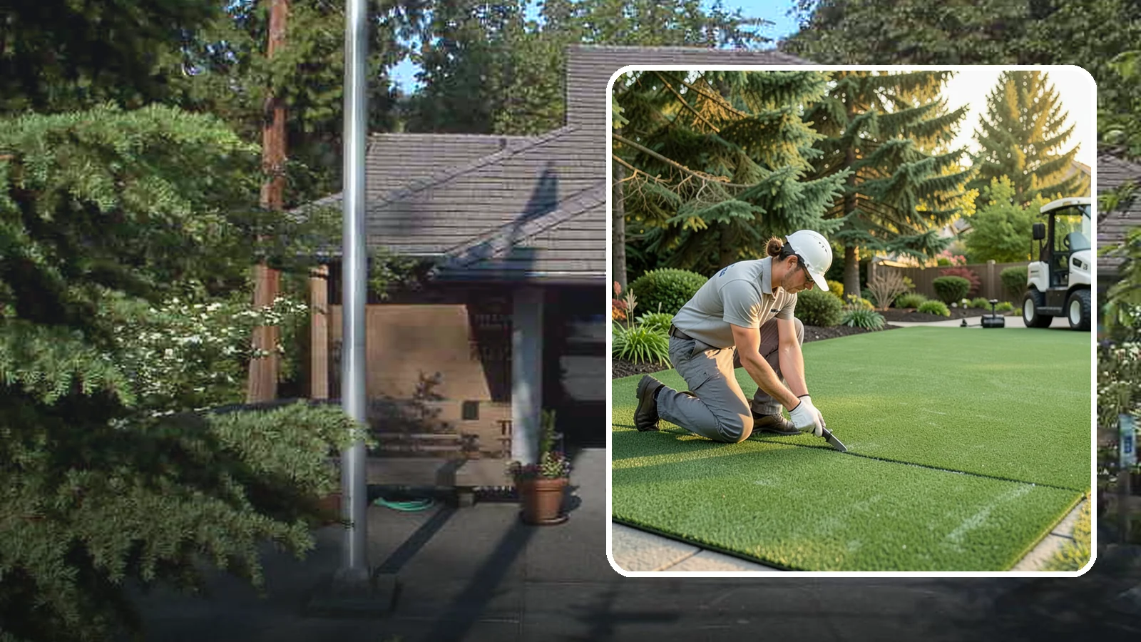 Artificial Turf Repair in Yarrow Point, King County, WA - Repair of seams, tears, worn areas, and drainage issues to restore your artificial turf to like-new.