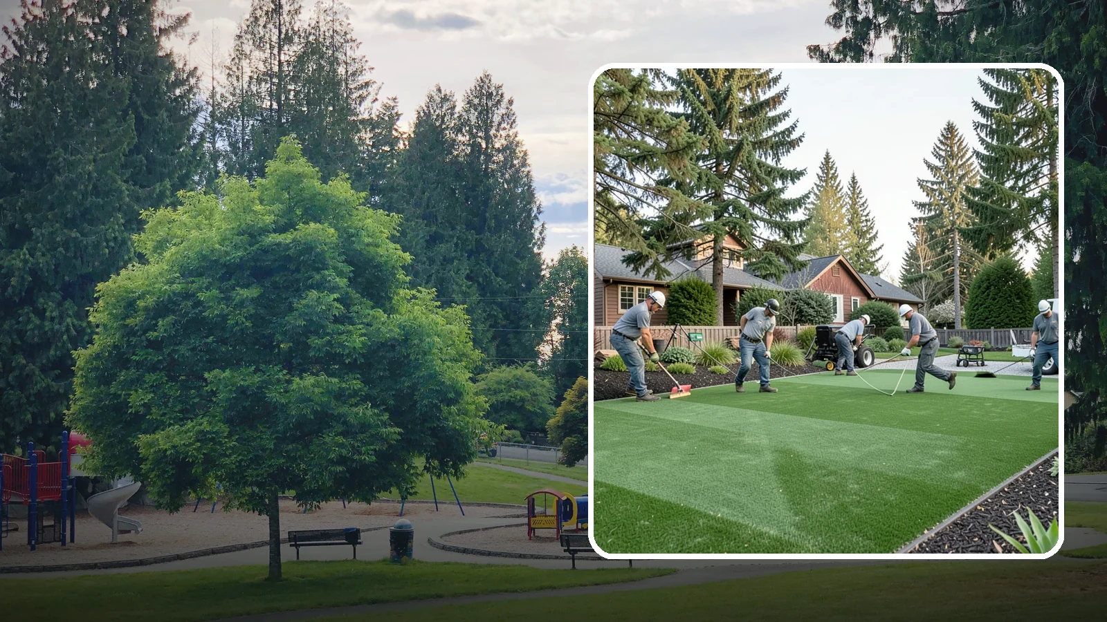 Artificial Turf Replacement in Bonney Lake, Pierce County, WA - We remove aging or damaged synthetic turf and install fresh, high-performance turf built for wet Northwest yards.