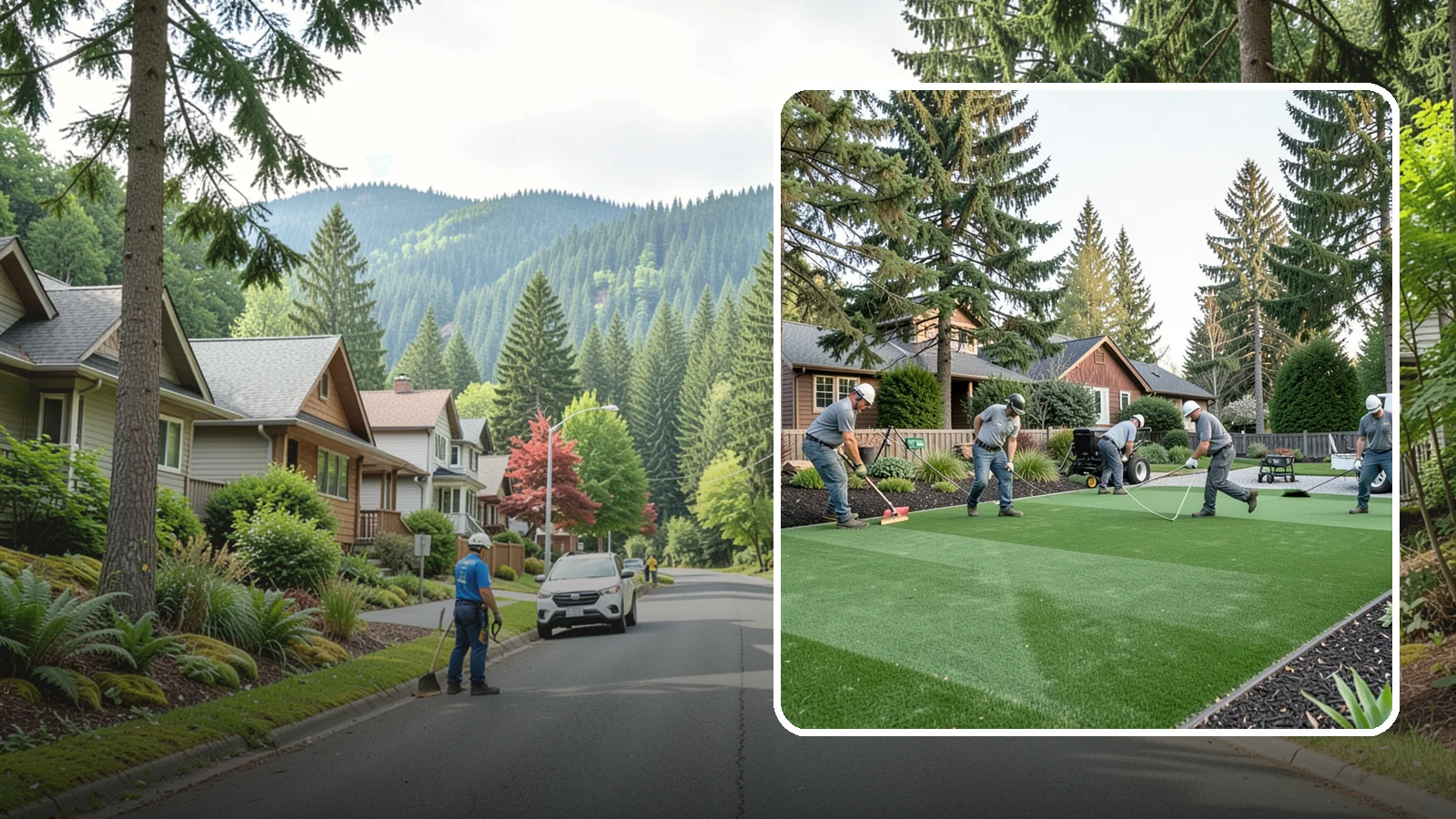 Artificial Turf Replacement in Darrington, Snohomish County, WA - We remove aging or damaged synthetic turf and install fresh, high-performance turf built for wet Northwest yards.