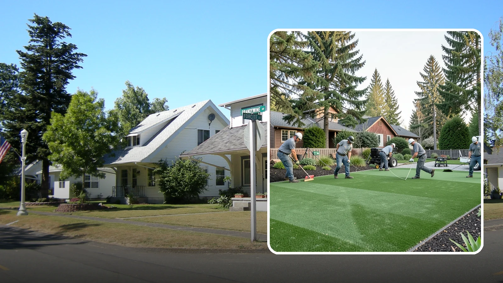 Artificial Turf Replacement in DuPont, Pierce County, WA - We remove aging or damaged synthetic turf and install fresh, high-performance turf built for wet Northwest yards.