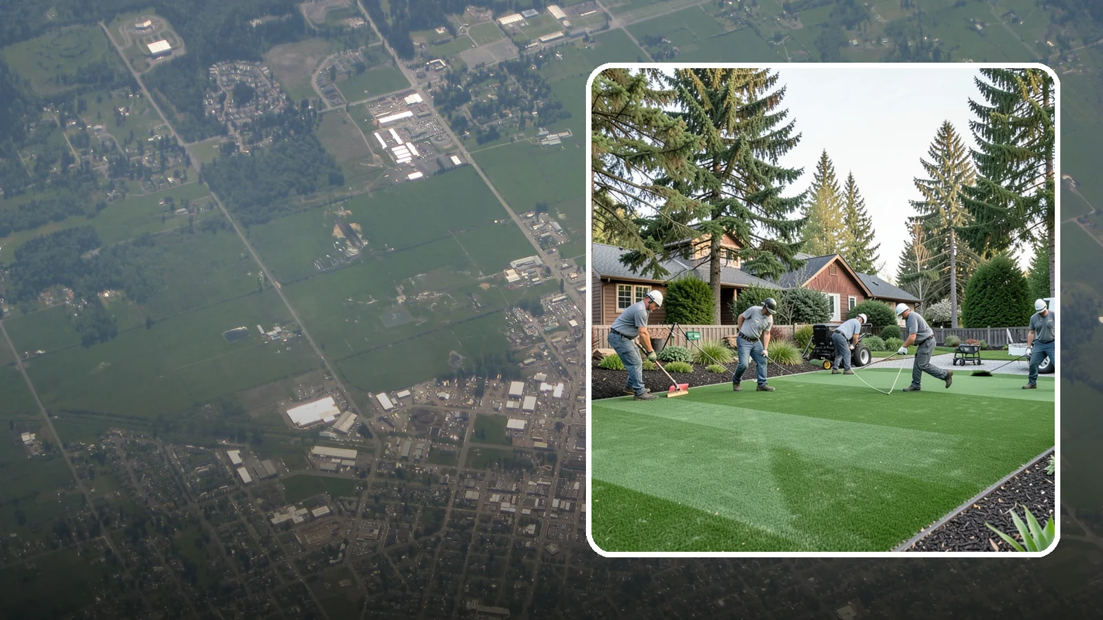 Artificial Turf Replacement in Enumclaw, King County, WA - We remove aging or damaged synthetic turf and install fresh, high-performance turf built for wet Northwest yards.