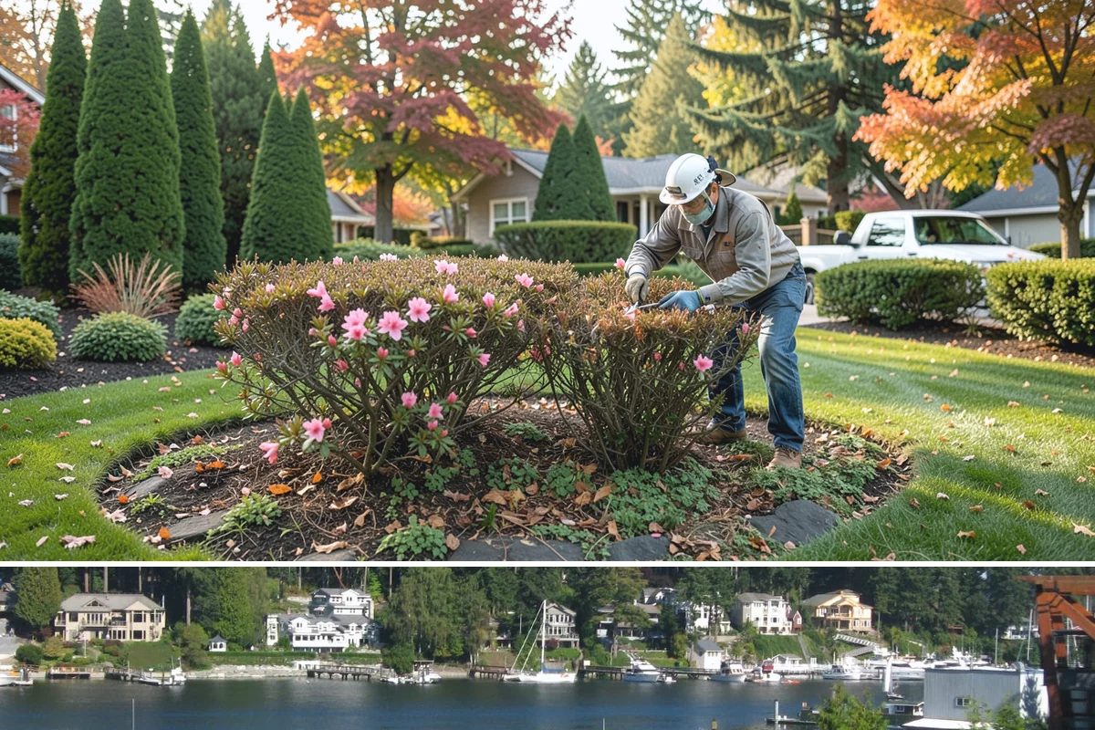Artificial Turf Replacement in Gig Harbor, Pierce County, WA - Turf replacement can be done any month here, but drier summer and early-fall windows make base work and seaming far easier on our...