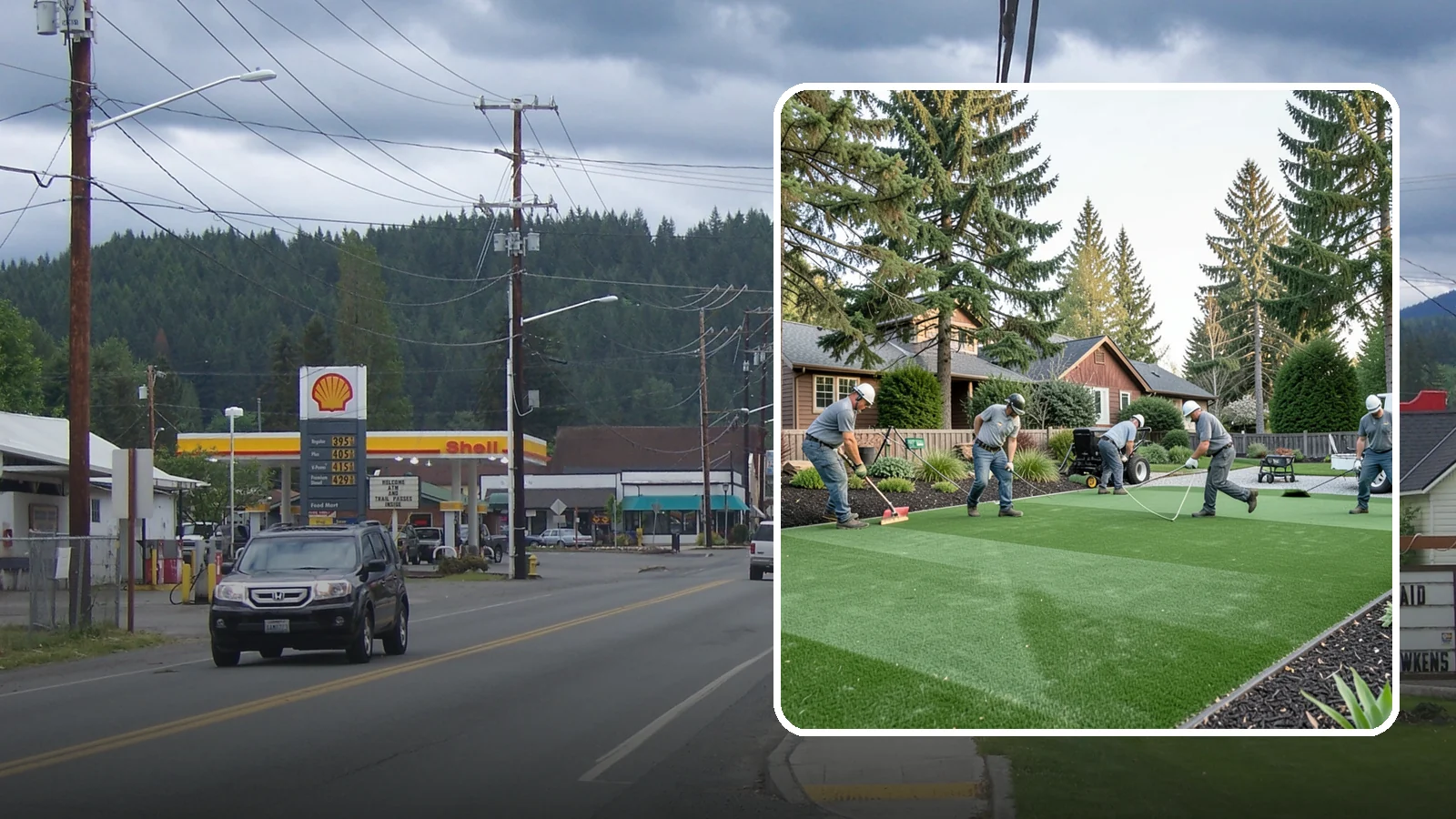 Artificial Turf Replacement in Granite Falls, Snohomish County, WA - We remove aging or damaged synthetic turf and install fresh, high-performance turf built for wet Northwest yards.