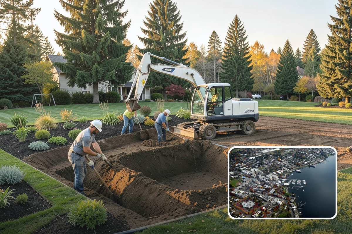 Artificial Turf Replacement in Kirkland, King County, WA - Restored drainage tuned for heavy regional rainfall